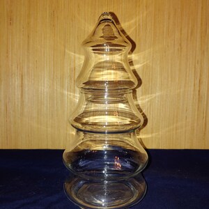 Vintage clear glass Candy dish /Jar