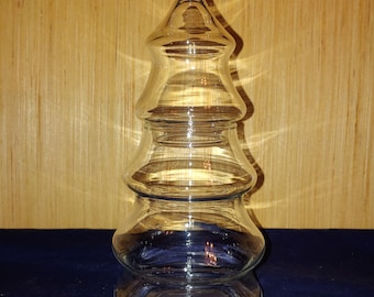 Vintage Klarglas Konfektteller / Glas