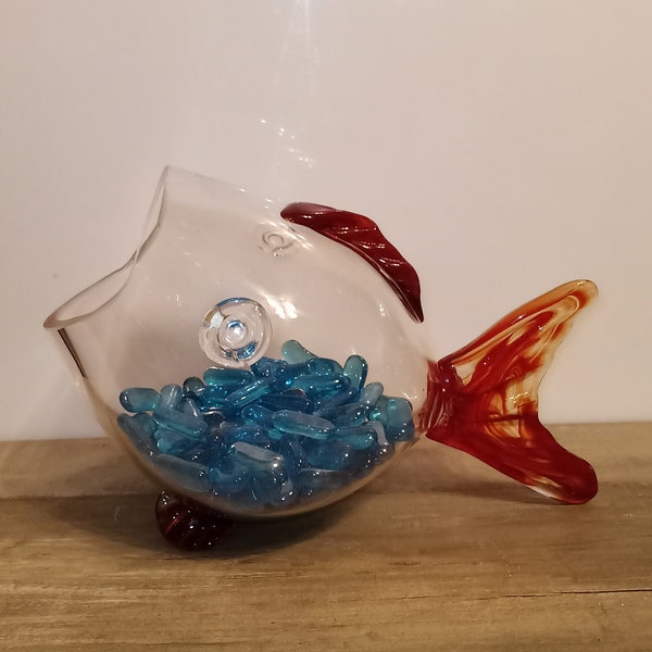 Vintage Collectable Blenko Style  Glass Fish