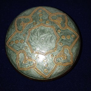 Trinket Box Brass Vintage