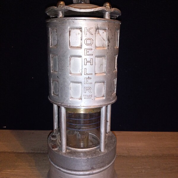 Antique Miners Lamp Etsy