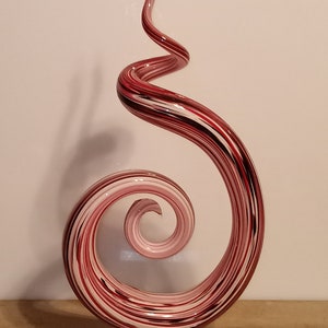 Murano  Glass Swirl Art Glass Collectable - Art Glass - Musical Glass Art - Blown Glass