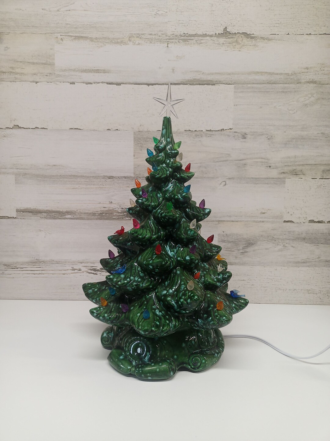 Vintage Atlantic Mold Christmas Tree Midcentury Collectable Vintage