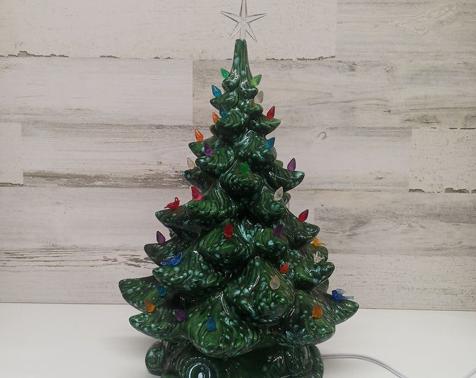 Vintage Atlantic Mold Christmas Tree Midcentury Collectable Vintage