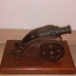 Antique Roman Cannon figurine.