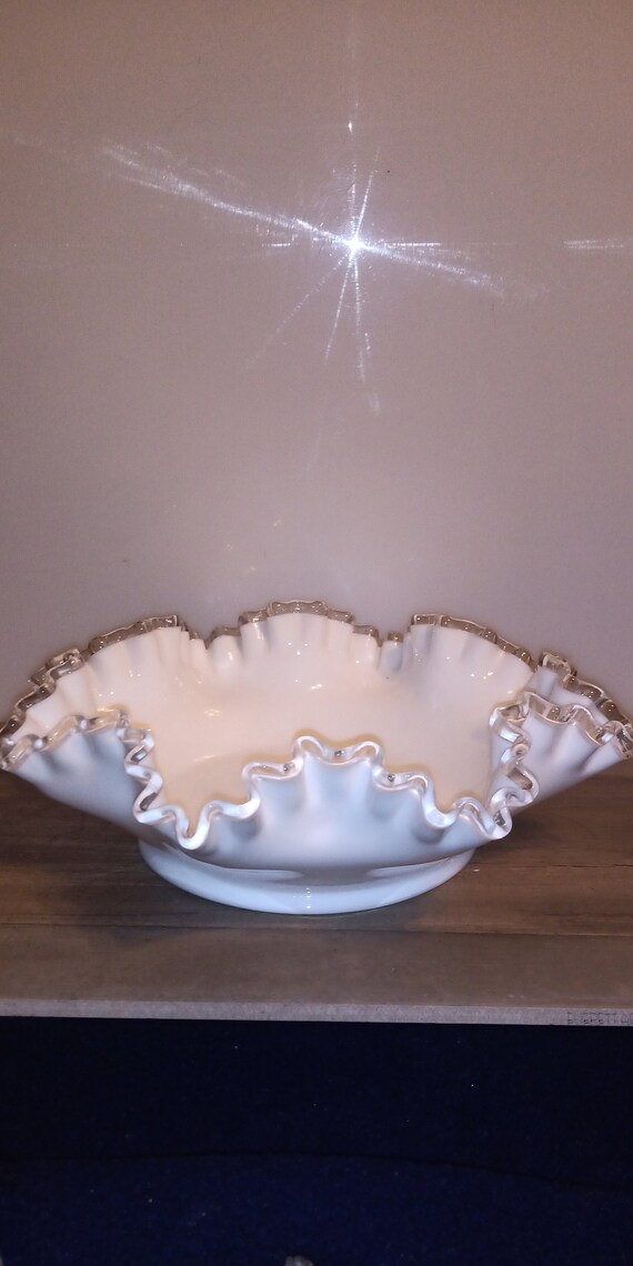 ヴィンテージフェントンガラスボウル - Etsy 日本