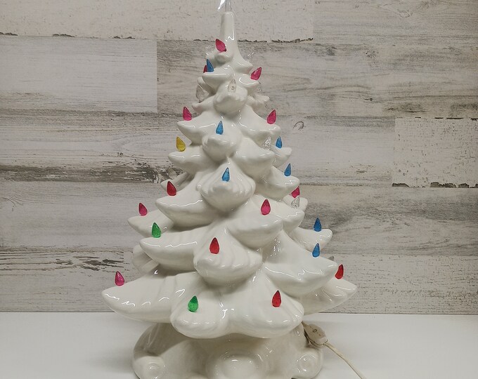 Vintage Christmas Tree Ceramic Christmas Tree Ceramic Tree Midcentury