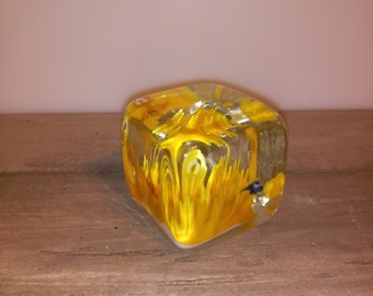 Murano Style  Glass aquarium paperweight Fish Glass Handmade