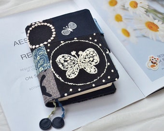 Premium handgemaakte omslag voor planner, notitieboek, dagboek en agenda met pennenlussen voor Hobonichi/Midori (A6/A5/vijf jaar/B6/TN/weken/zakje)