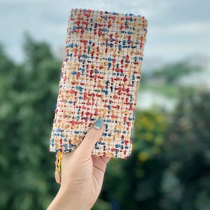 Hobonichi Weeks Planner Cover with 88-Sheet Refill Notebook / Journal / Agenda - 100% Handmade Japanese Fabric (Weeks Pouch / Weeks Cover)