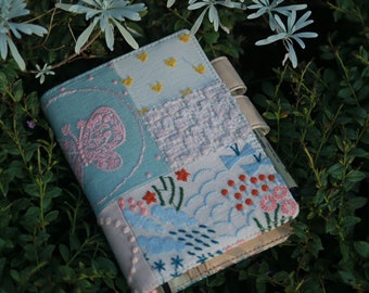 2026 Handmade Mina Cover für Planner, Notebook, Journal, Agenda mit Stiftschlaufen, perfekt für Hobonichi/Midori/Moleskine (A6/A5/Five-Year)