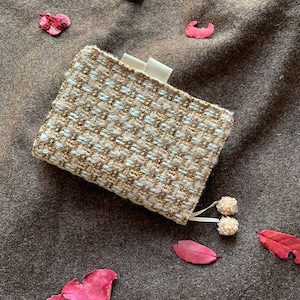 Light Brown Tweed Cover for 2025 Planner, Notebook, Journal, Agenda with pen loops, perfectly for Hobonichi/Midori/Moleskine (A5/A6)