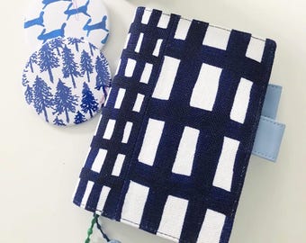 Japanische handgemachte Cover für Planner, Notebook, Journal, Agenda Stifte Schlaufen Taschen für Hobonichi/Midori/Moleskine (A5/A6/Five-Year/B6/Weeks)
