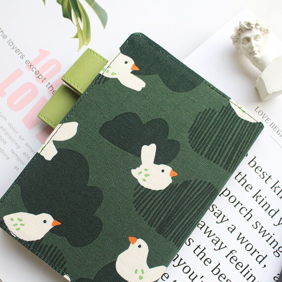 Forest Green Cover for 2024 Planner, Notebook, Journal, Agenda With Pen  Loops, for Hobonichi/midori/moleskine a5/a6/five-year Cover 