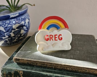 Vintage Lucite Rainbow Night Light | Gift for Greg