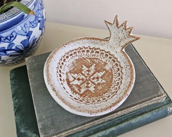 Ceramic Pomegranate Dish | Ring Dish