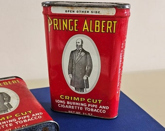 Vintage Prince Albert Tobacco Tin | Pocket Advertising | Tobacciana Collectible | Rustic Decor