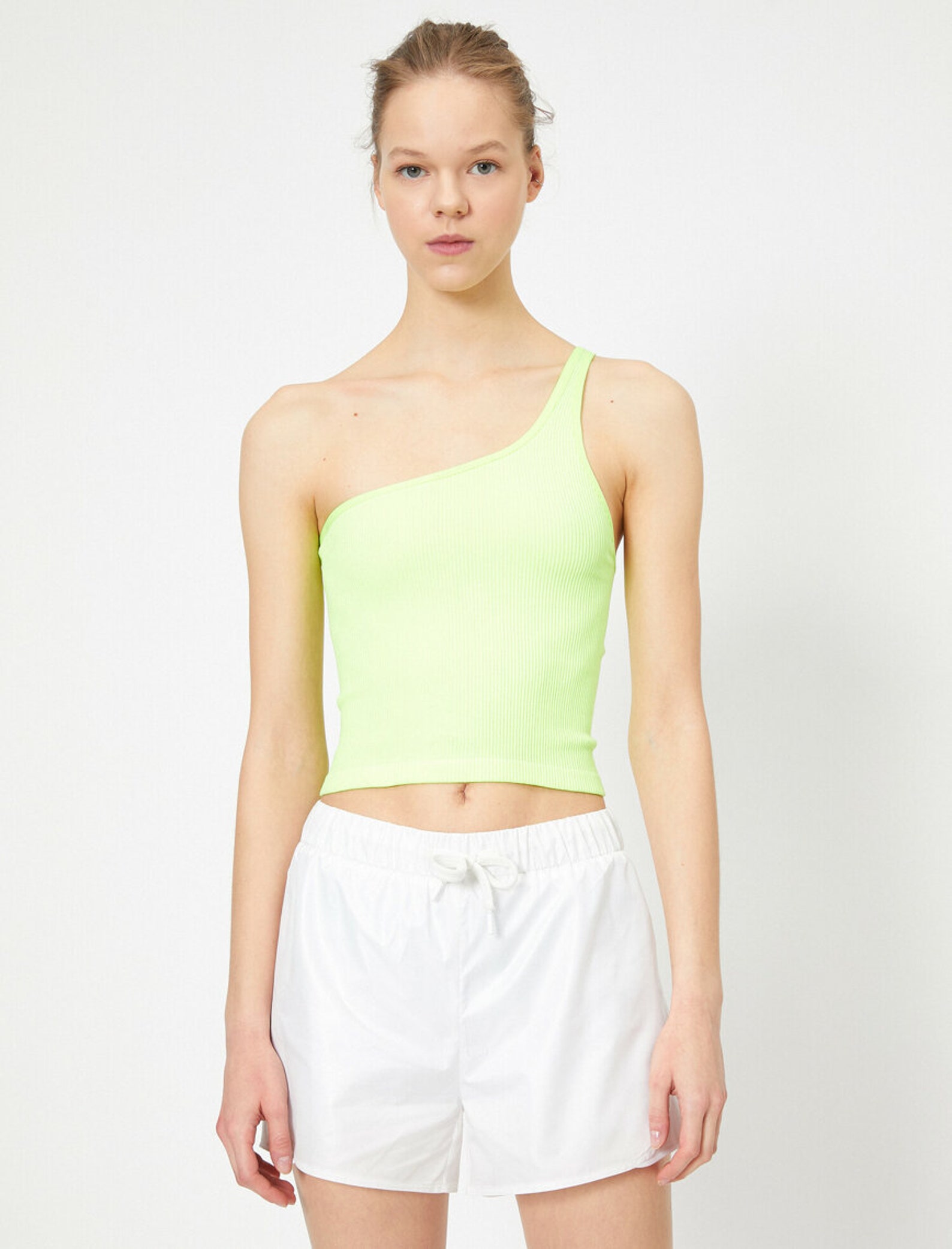 One Shoulder Womens Sports Athlete Running Yoga Workout