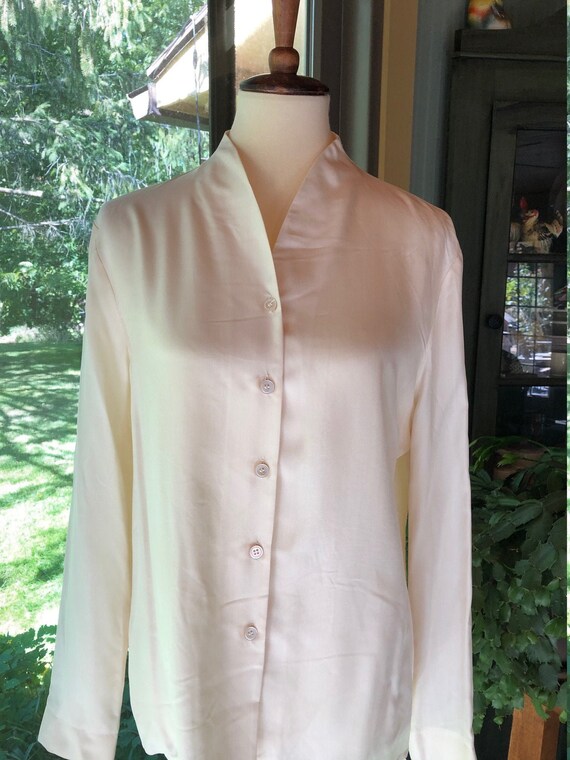 Guy Laroche 1980 women's silk blouse with tags