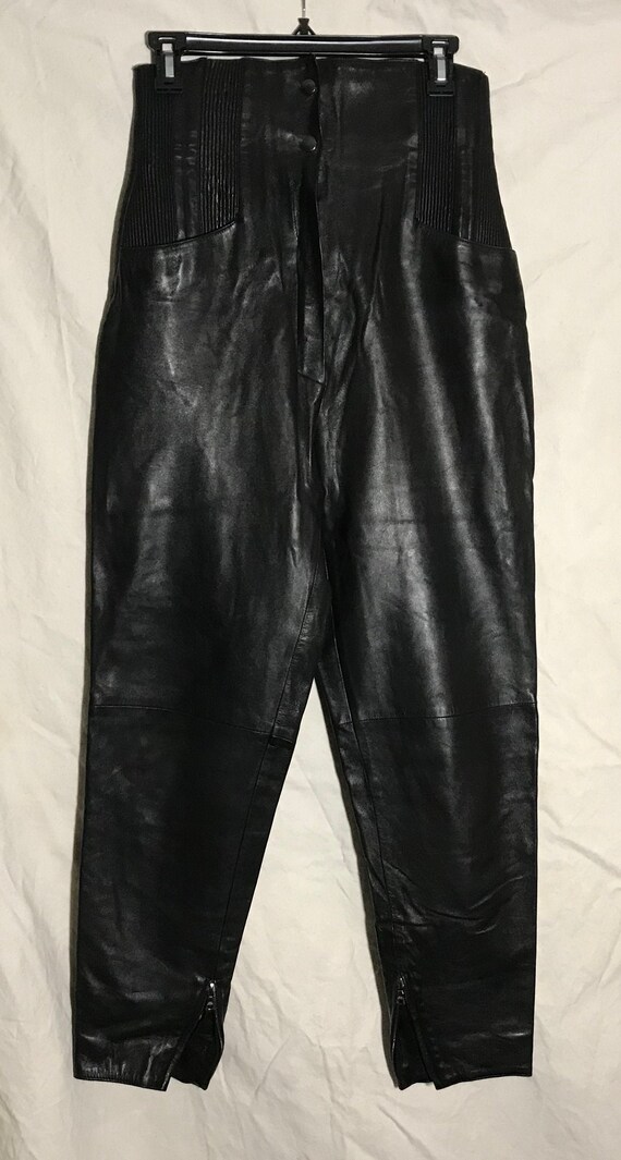 Claude Montana Leather Pants, circa 1980s
