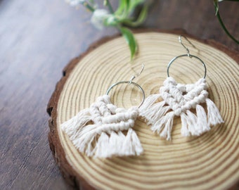 Handmade Bohemian Macrame Earrings