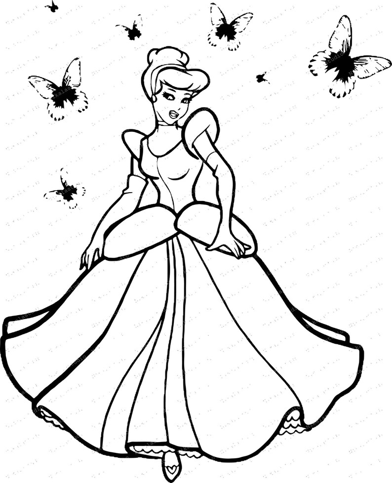 Free Free Princess Dress Outline Svg 119 SVG PNG EPS DXF File