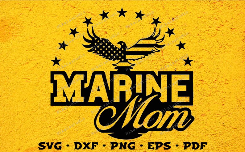Download Marine Mom Svg File Proud Marine Mom Svg Mom Svg Marine | Etsy