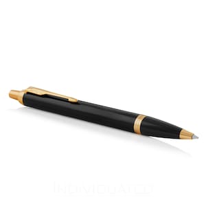Gepersonaliseerde Parker IM Black Lacquer GT Balpen - Gratis Graveren
