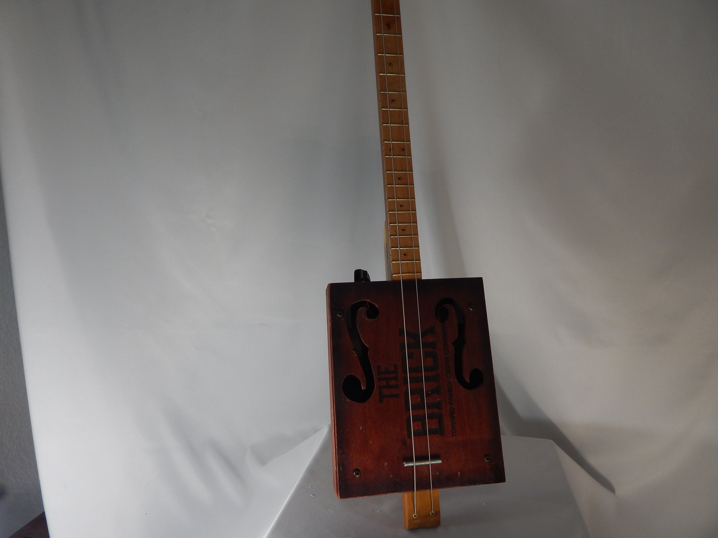 Bass Cigar Box Guitar the Brick Etsy