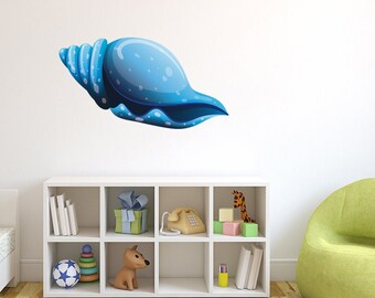 Shell decal Sea Life Decal Marine wall decor Sea Shell Decal Underwater world Beach wall Stickers Seashells Wall Decal Aqua Decal Holiday