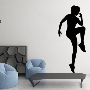 Naklejki treningowe Naklejka ścienna fitness Naklejka ścienna sportowa Dekoracja siłowni Naklejka dla dziewczyny Naklejka sportowa Pomysł na prezent treningowy Naklejka motywacyjna Siłownia domowa