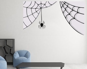Spider Web Decal Web Sticker Car Window Wall Bumper Tablet Spider Web ...