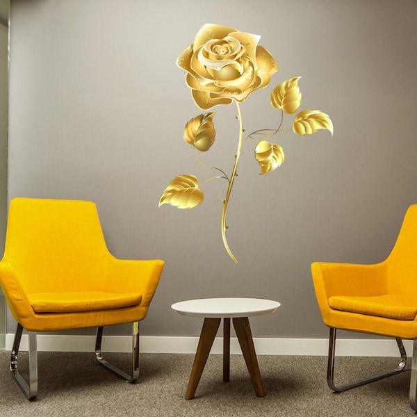 Rose Gold Wall Decal Etsy