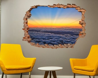 Amovible Porte Sticker Decal Home Decor Shore Beach Coast sable Pathway Seascape