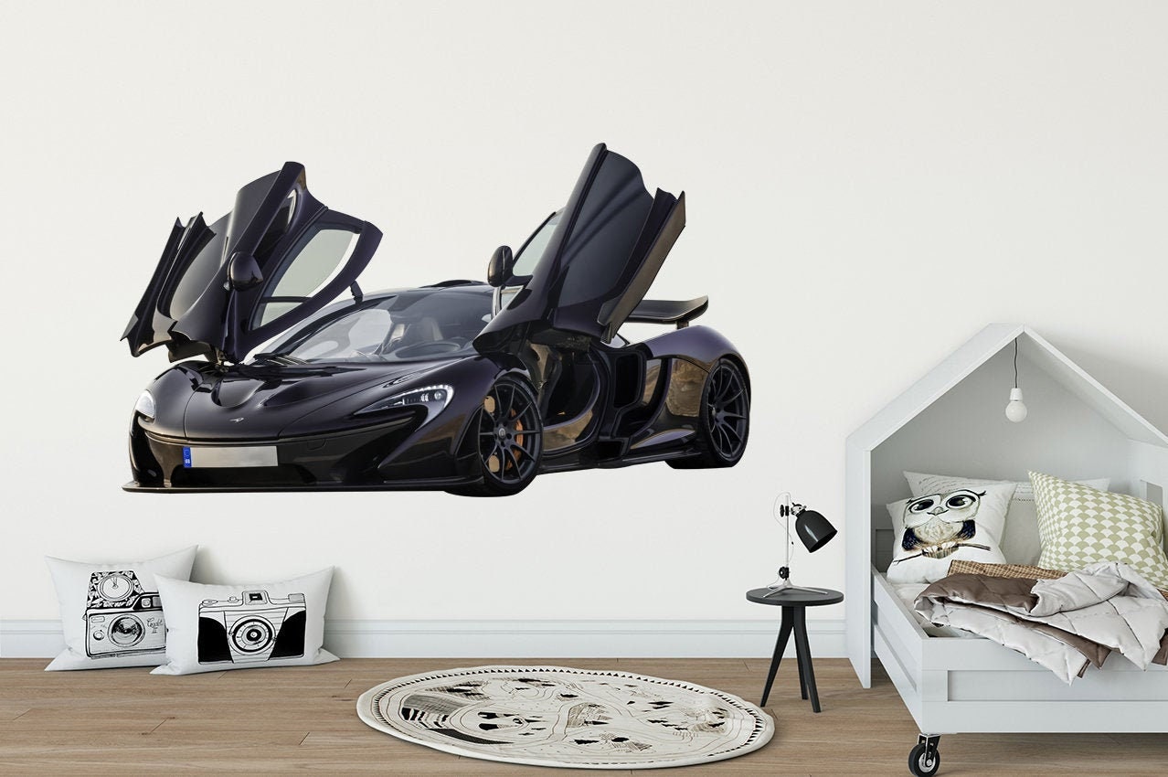 Autocollant Décalcomanie Sol Garage / Tapis De Cave Homme - Atelier McLaren