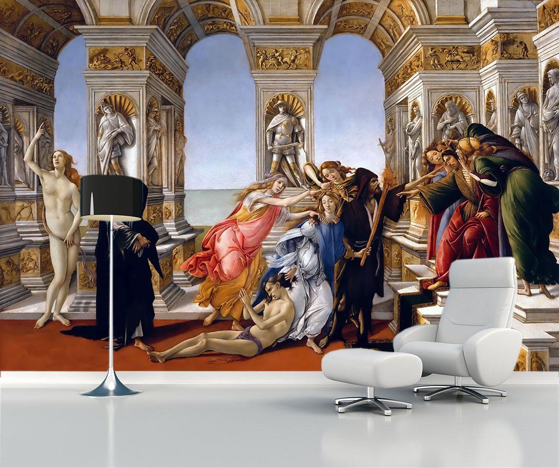 Renaissance Classic Art Wallpaper Allegorical Wall Mural Italian ...