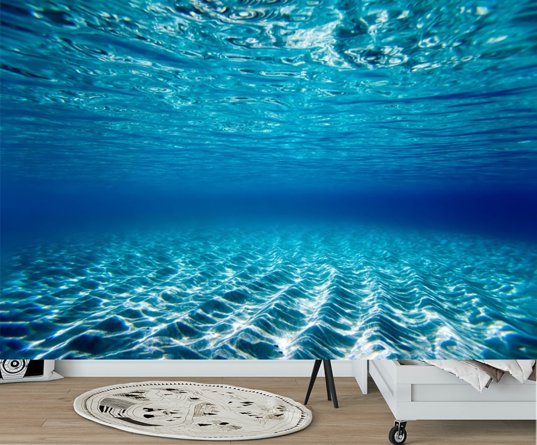 Underwater Life Wallpaper Sea Wall Mural Nature Ocean Print Removable