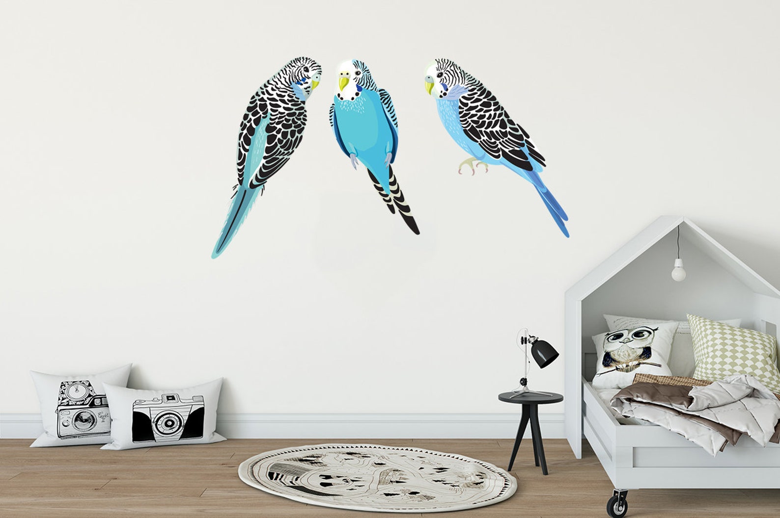 Bird Wall Decal Animal Sticker Window 3D Vinyl Nature Wall - Etsy