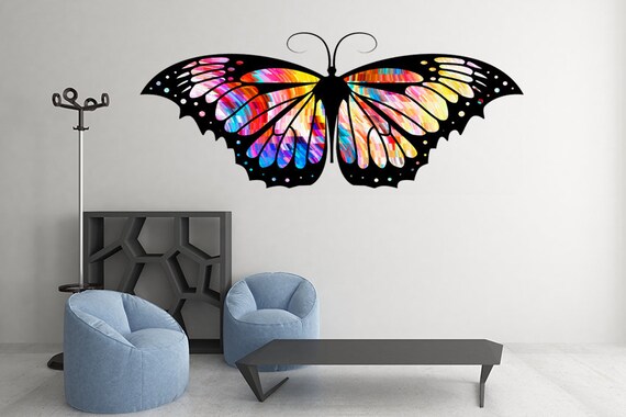 WAFT YEARN Watercolor Fox & Butterfly Wall Decals - Nursery, Kids Room, Living Room Decor Stickers - View #13