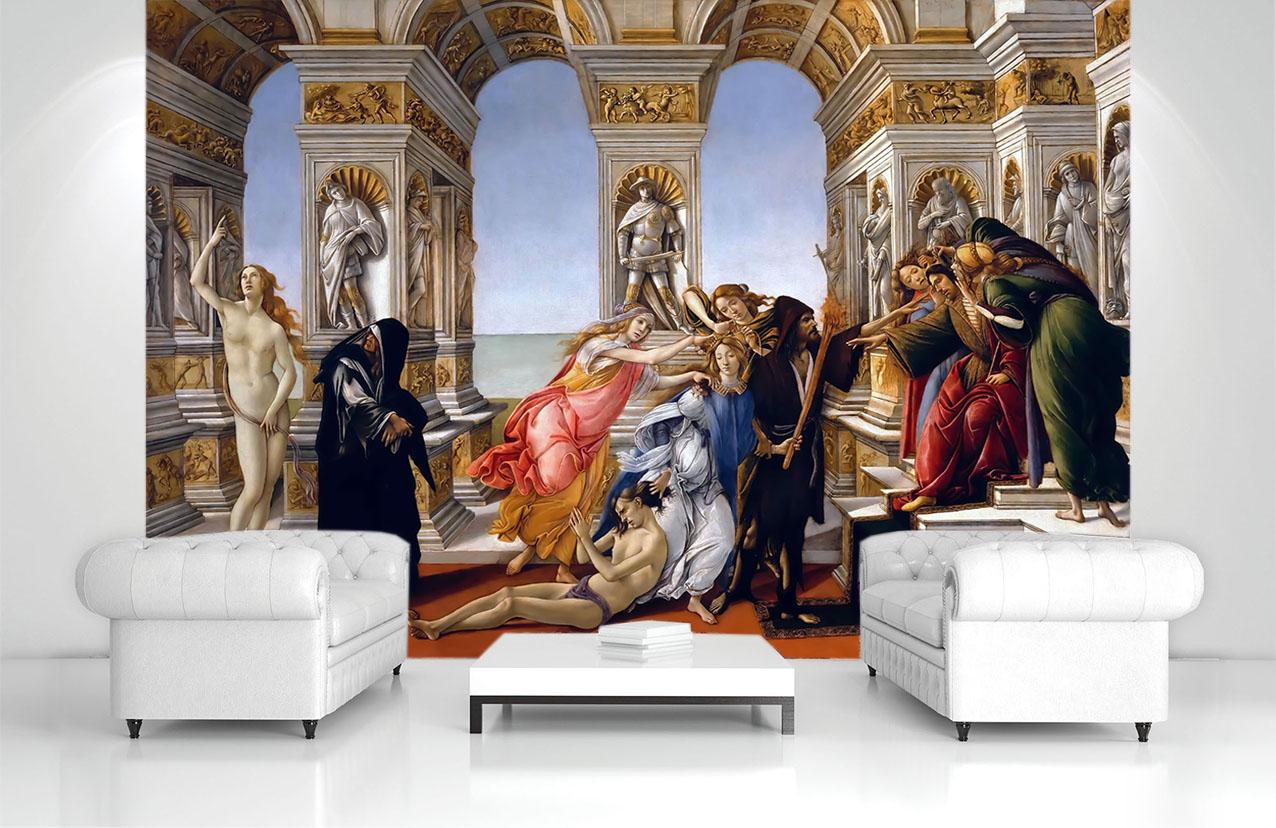 Renaissance Classic Art Wallpaper Allegorical Wall Mural Italian ...