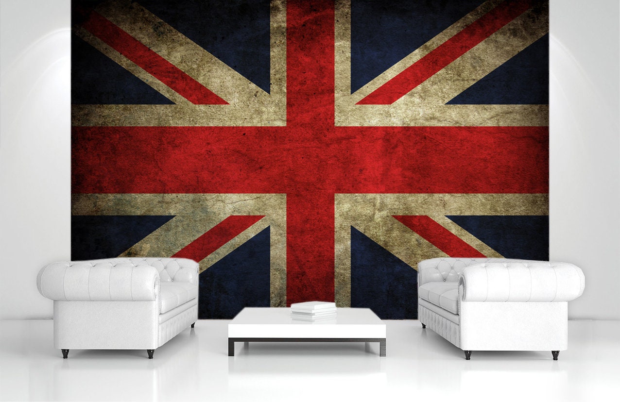 Flag of the Great Britain Wallpaper British Flag Peel and Stick Union Jack  Mural Company Wall Decoration Print Removable Office Kids Art - Etsy, image size:1276x828