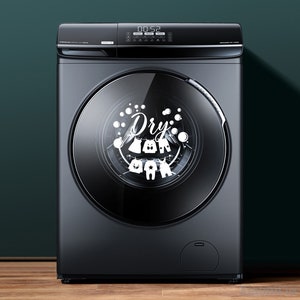 Dry Decal Drying Clothes Decal Laundry Room Decor Dry Sticker Laundry ...