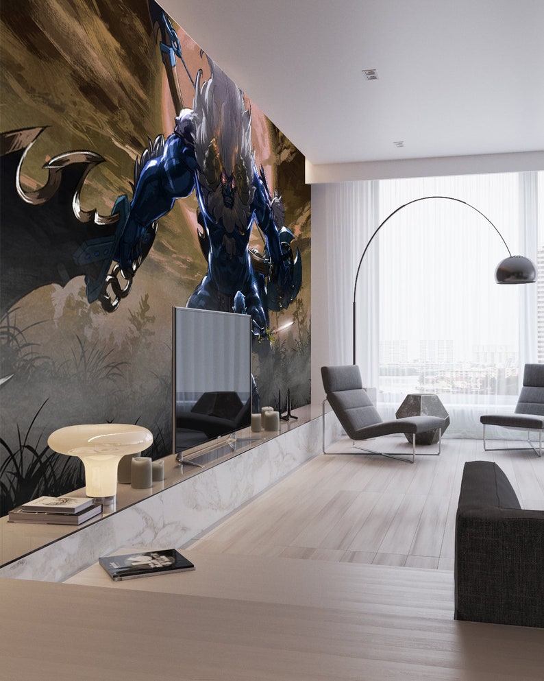 Legend of Zelda Wallpaper Hyrule Map Print Breath of the Wild Peel and