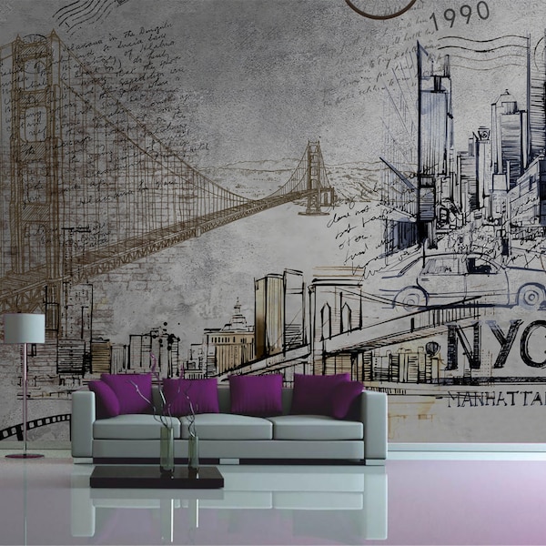 New York City Print Etsy