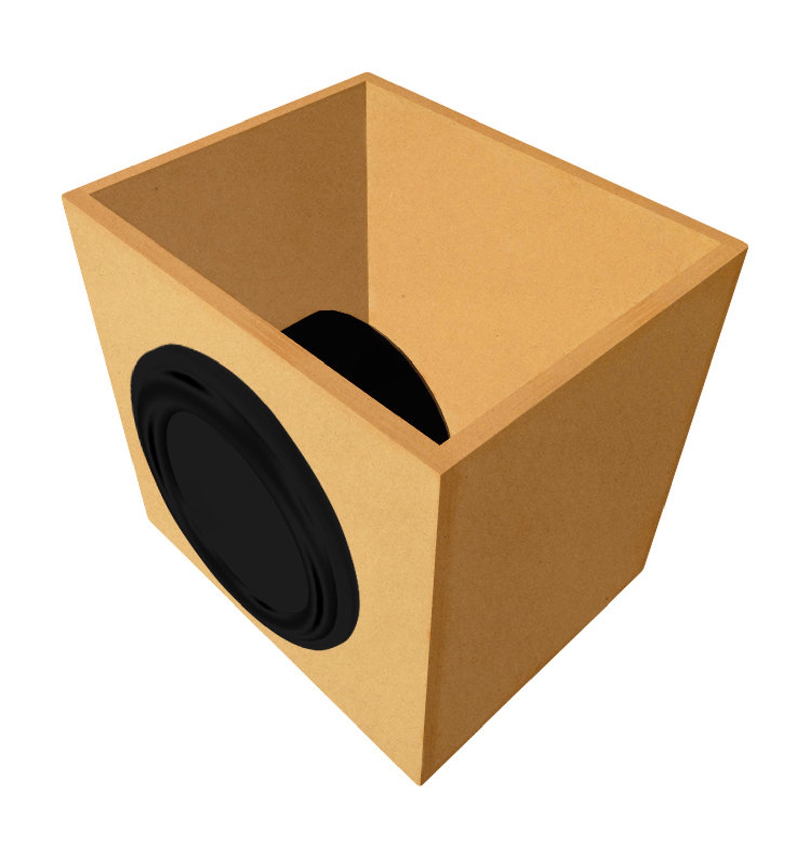 Ported Subwoofer MDF Box Ported Stereo Subwoofer Speaker Etsy