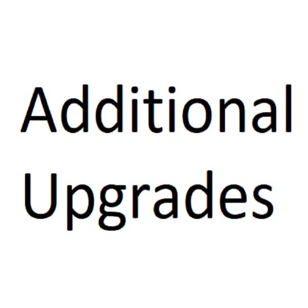 Choose amount for Additional Upgrades payments for  Handyct Etsy orders, minus any discounts.