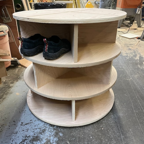 360 Organizer by Lazy Rotating Shoe Rack Tower 