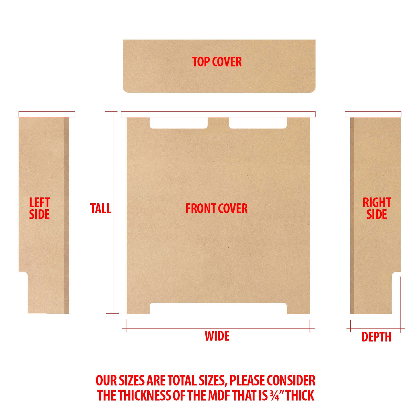 MDF Radiator Cover-md7 Unfinished-9