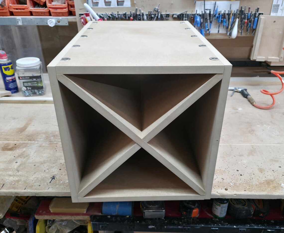 Modular Yarn Storage Rack, Unfinished Cedar Plywood Knitting Cube ...