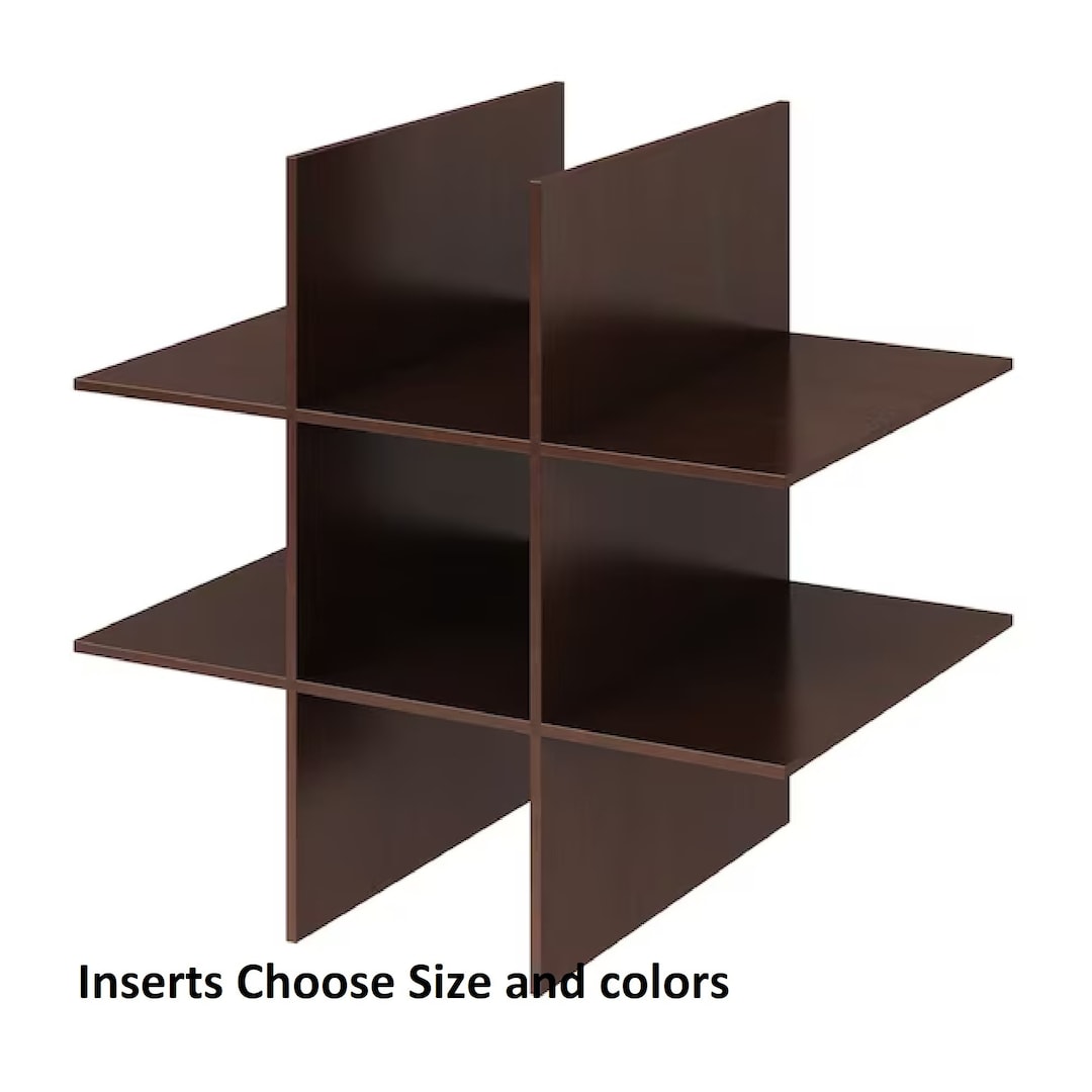 Divider Cubbies Insert MDF Paintable Unfinished or Plywood Cubes